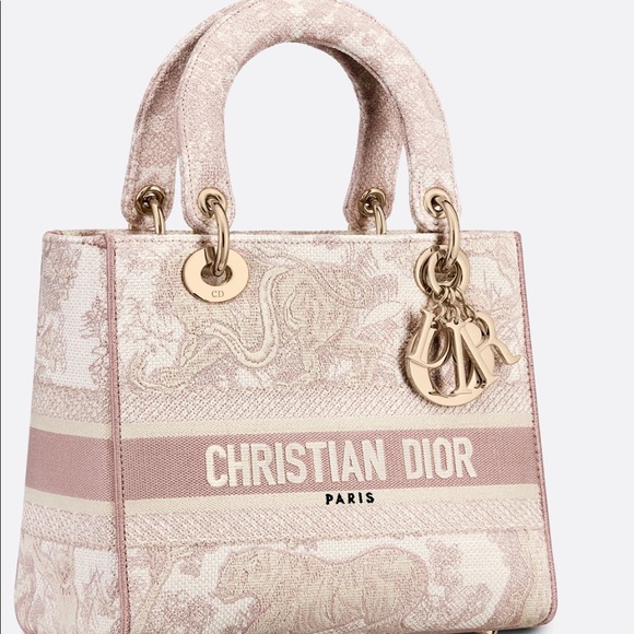 Dior MEDIUM LADY D-LITE BAG
Rose Des Vents Toile SOLD - Picture 6 of 16